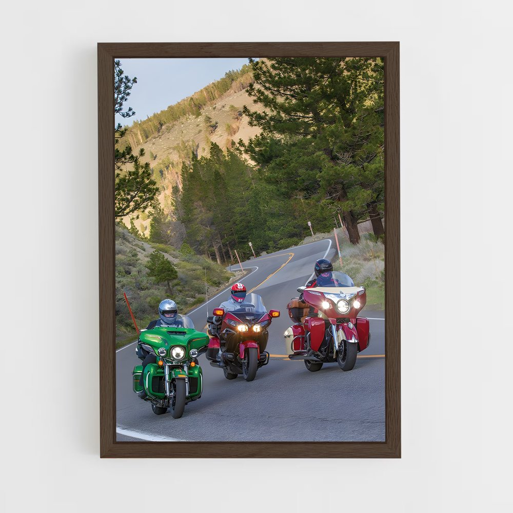 Poster Riders des Cimes – affiche Indian Motorcycle (vue 5)